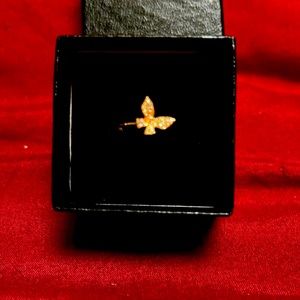 Diamond Butterfly Ring